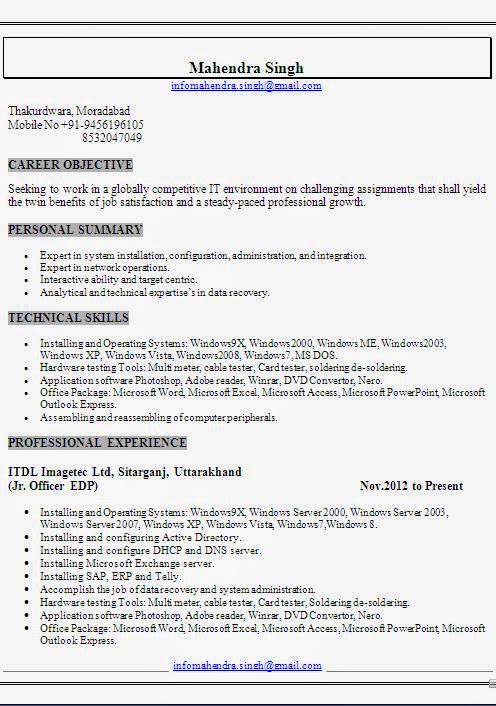 Sample resume for beauty advisor